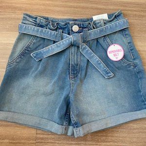 JUSTICE GIRLS BRAND NEW MIDI JEAN SHORTS